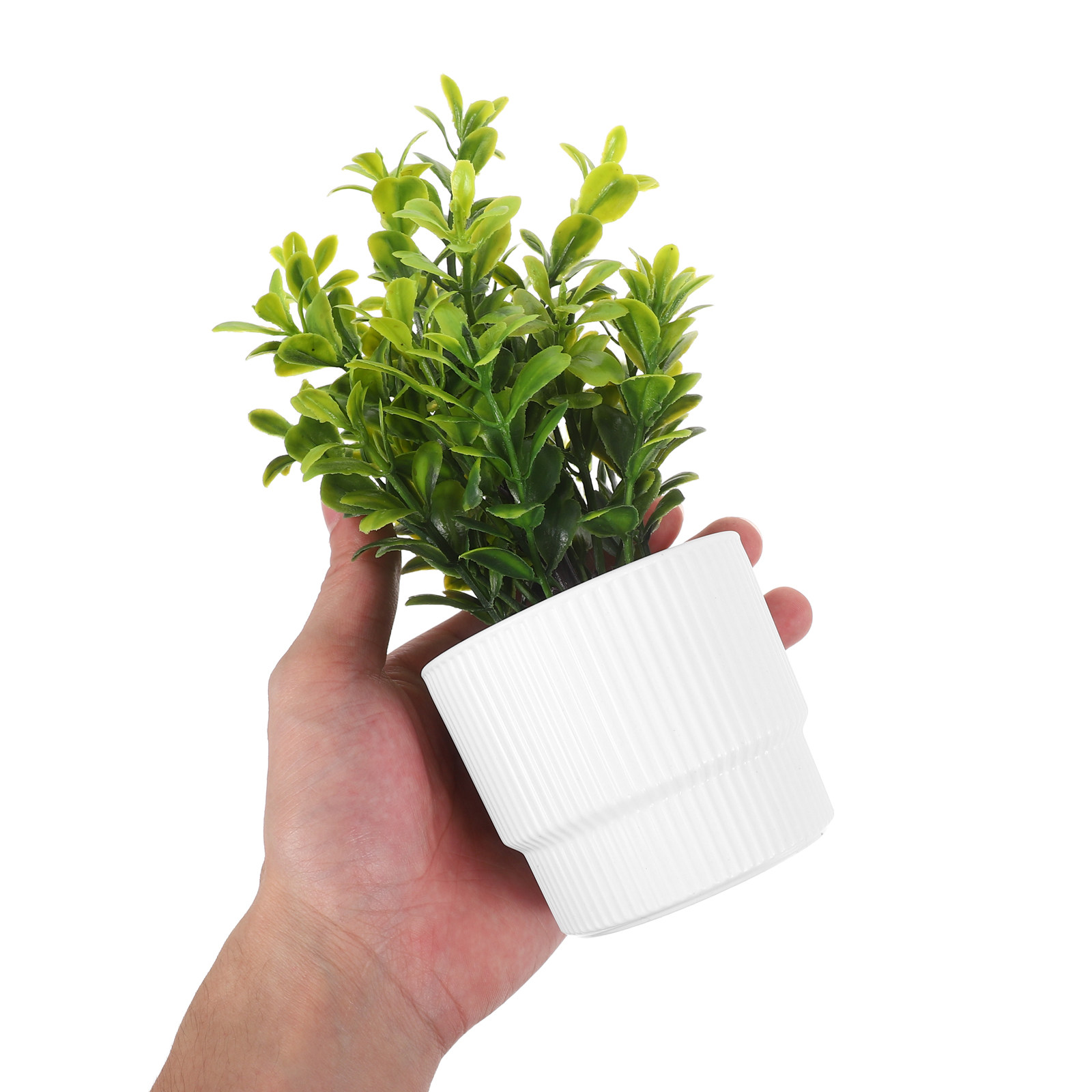 Plant Pot Small Desk - Набор из 3 маленьких искусственных растений