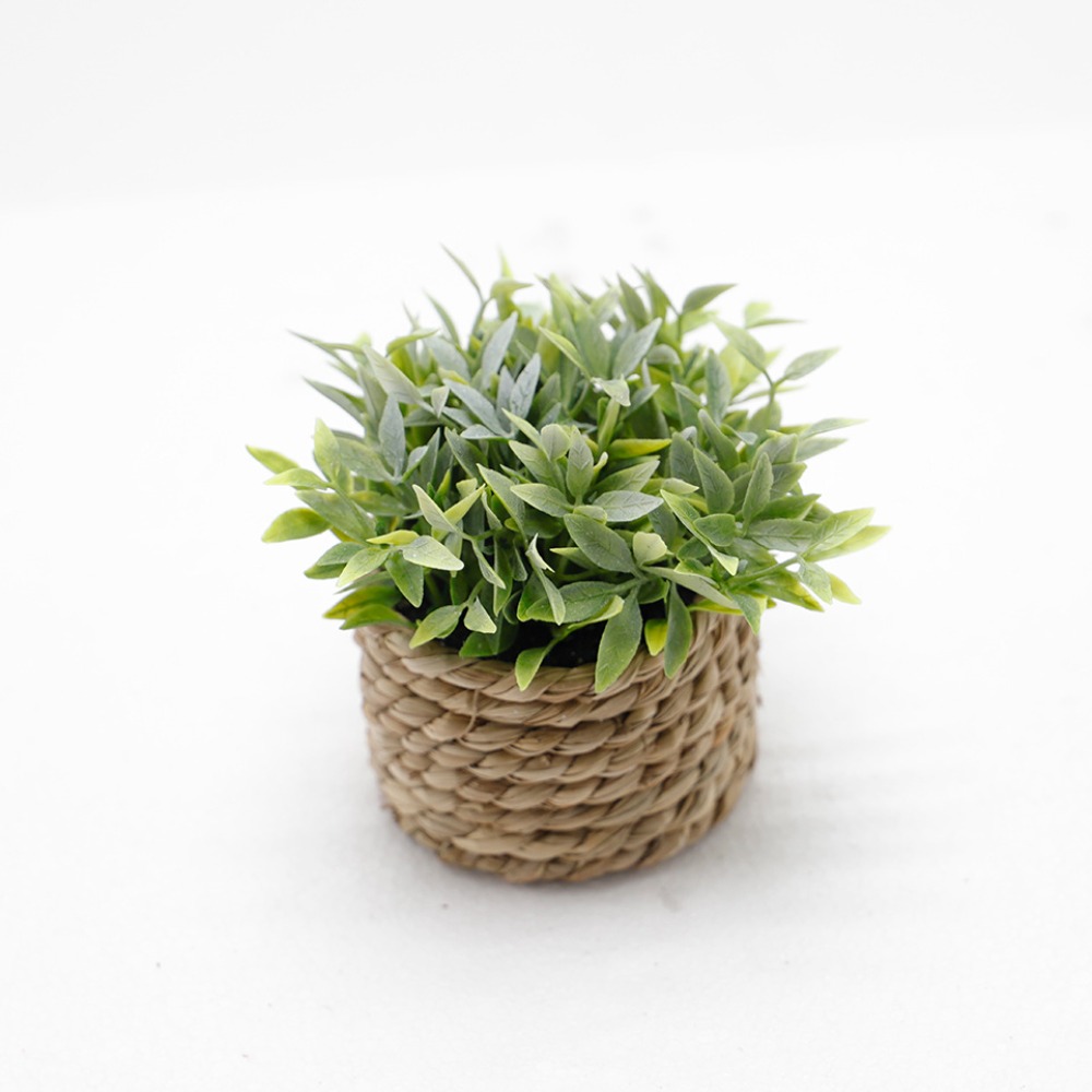Plant Pot Small Desk - Маленькое искусственное растение в горшке, реалистичное,