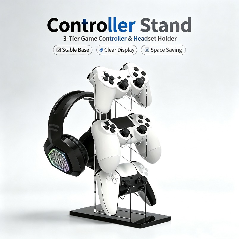 Desk Setup Game - Держатель для контроллеров с подставкой для