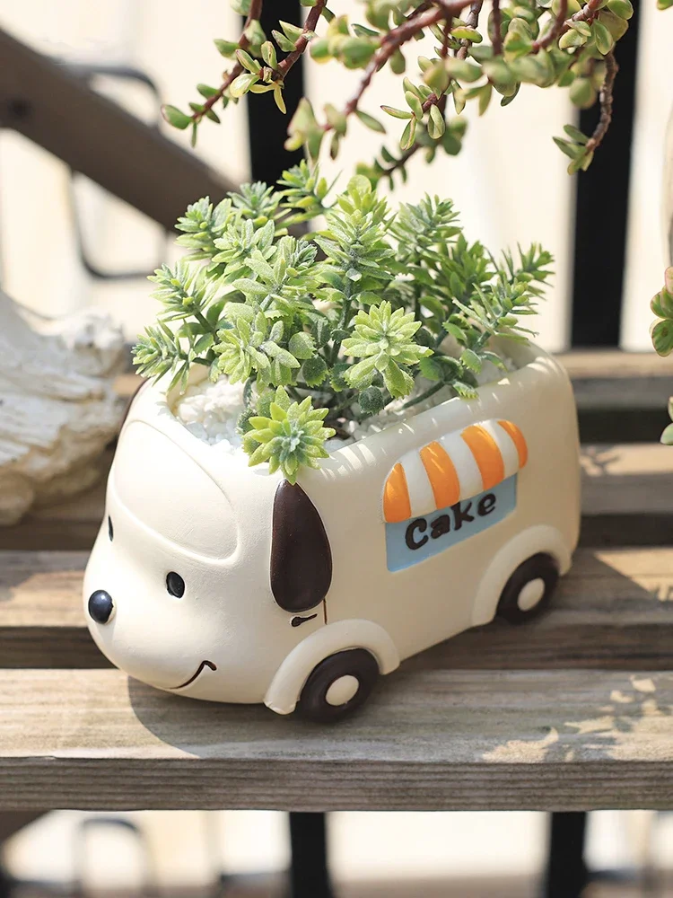 Plant Pot Small Desk - Грузовик для еды, маленький горшок для