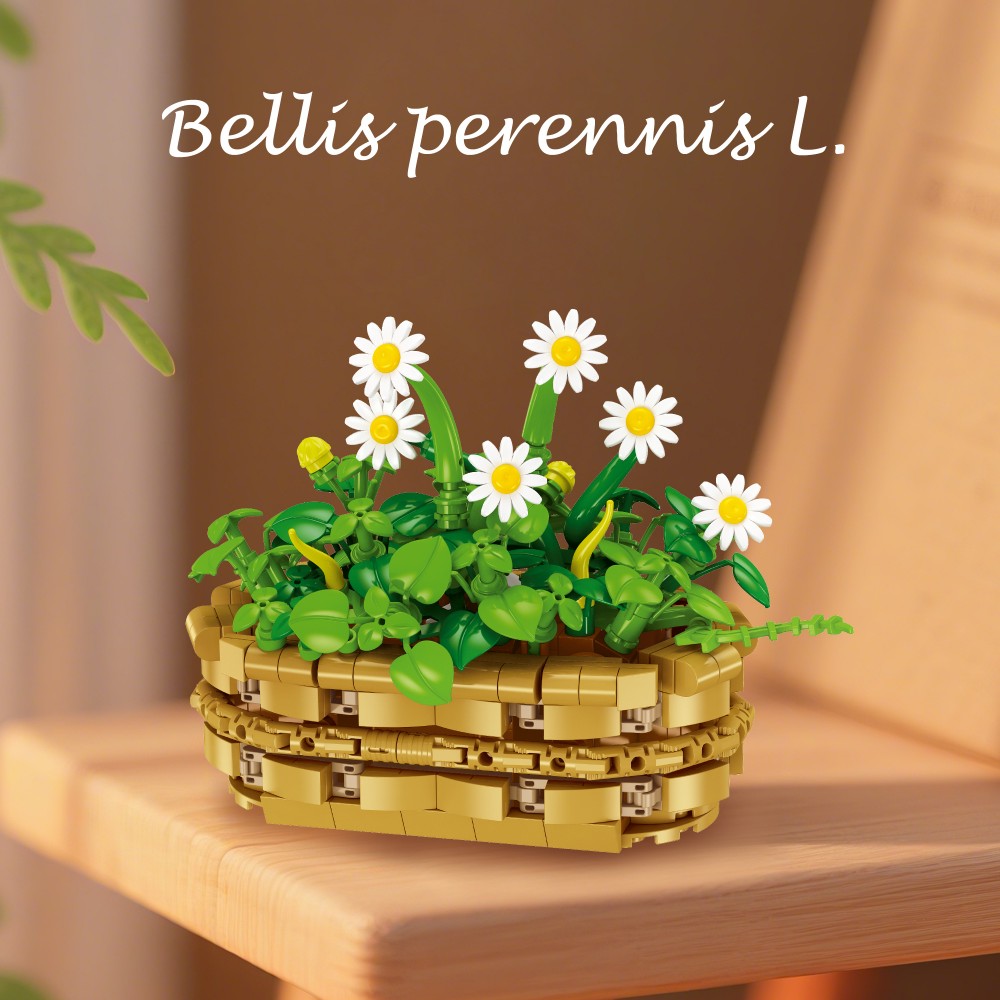 Plant Pot Small Desk - 375 шт. строительные блоки с растениями