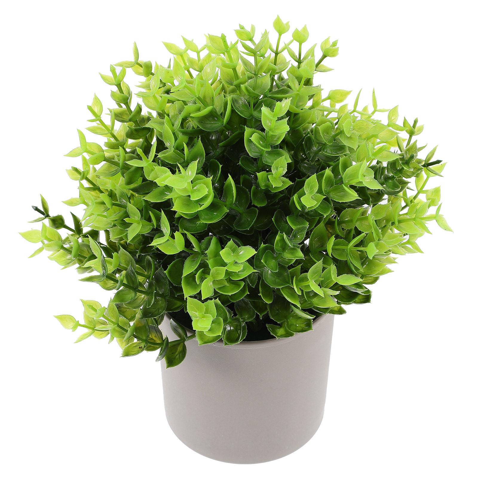 Plant Pot Small Desk - Реалистичное искусственное зеленое растение в горшке,
