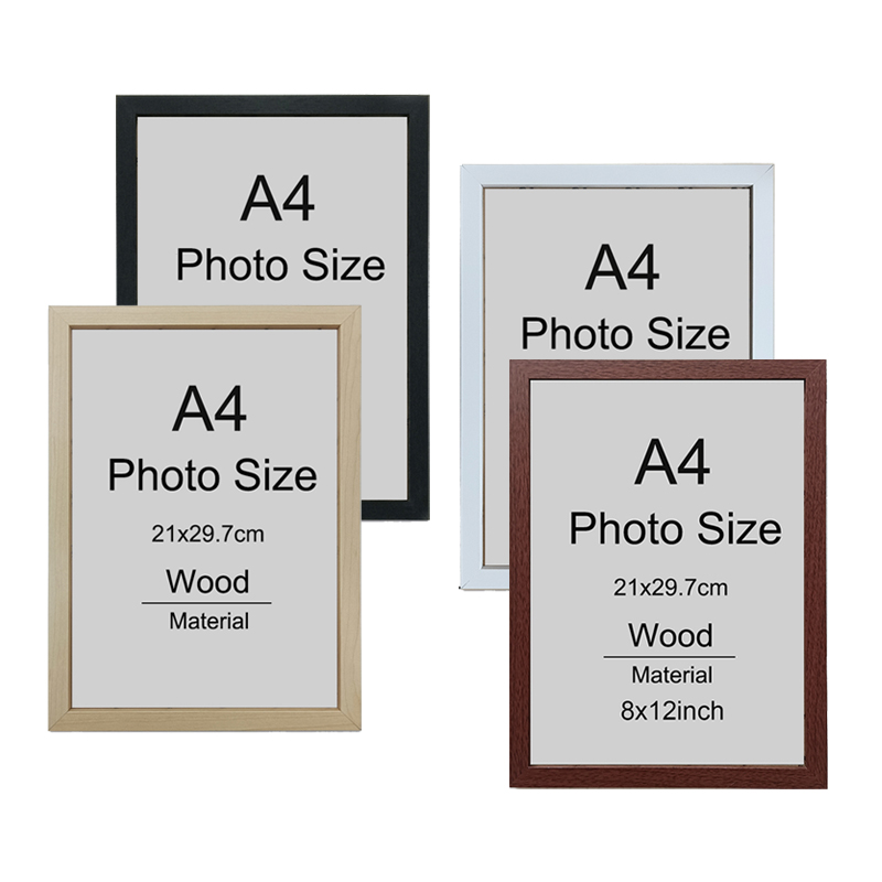 Desk Setup Photo - 1/2/3 шт. деревянная фоторамка A4 8X12in