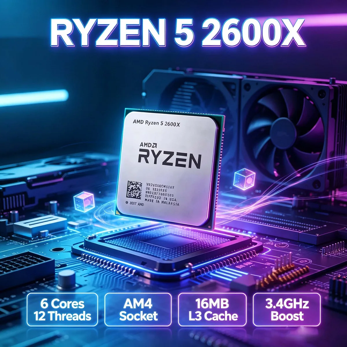 Процессор AMD Ryzen 5 2600X AM – обзор и цена Amd Cpu Ryzen 5