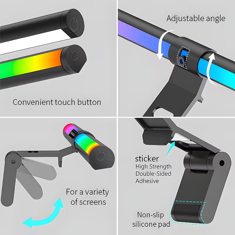 Светодиодная RGB-панель для мо – обзор и цена Desk Setup Accessories