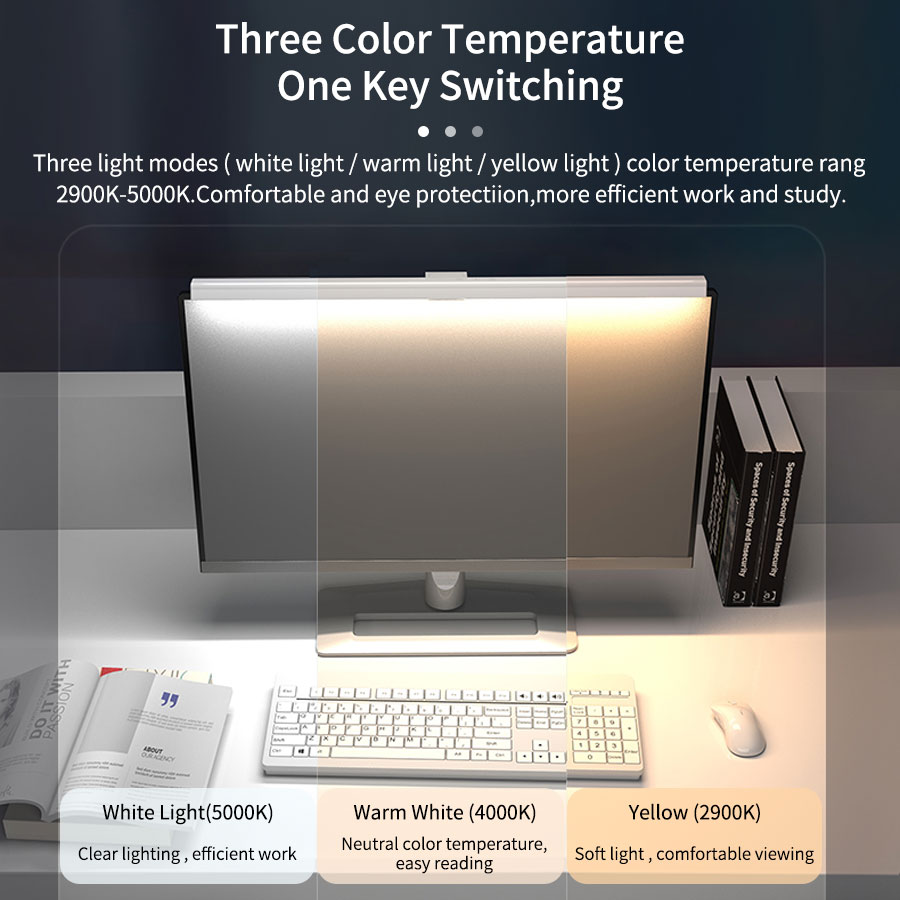 Светодиодная лампа-бар для мон – обзор и цена Desk Setup Computer