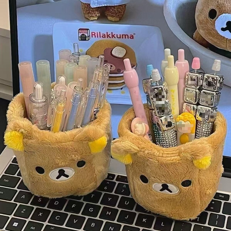 Держатель для ручек Rilakkuma, – обзор и цена Desk Setup Organization