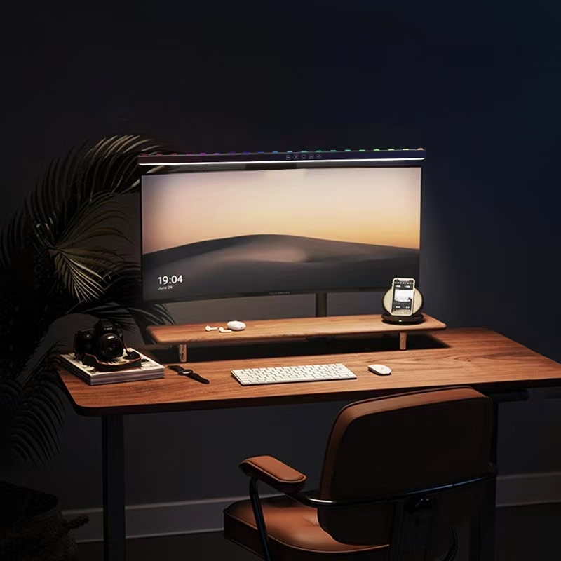 Подвесная настольная лампа со  – обзор и цена Desk Setup Computer