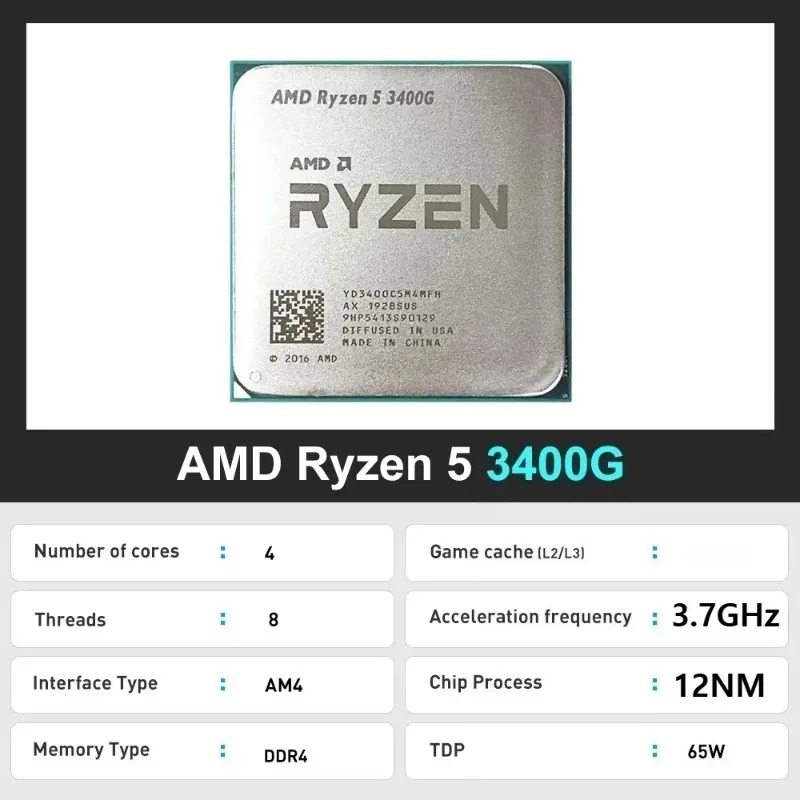 Новый процессор AMD Ryzen 5 34 – обзор и цена Amd Cpu Ryzen 5