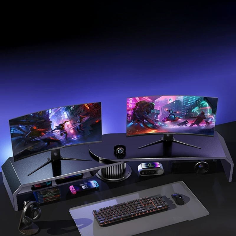 Подставка для двух мониторов д – обзор и цена Desk Setup With Laptop And Monitor