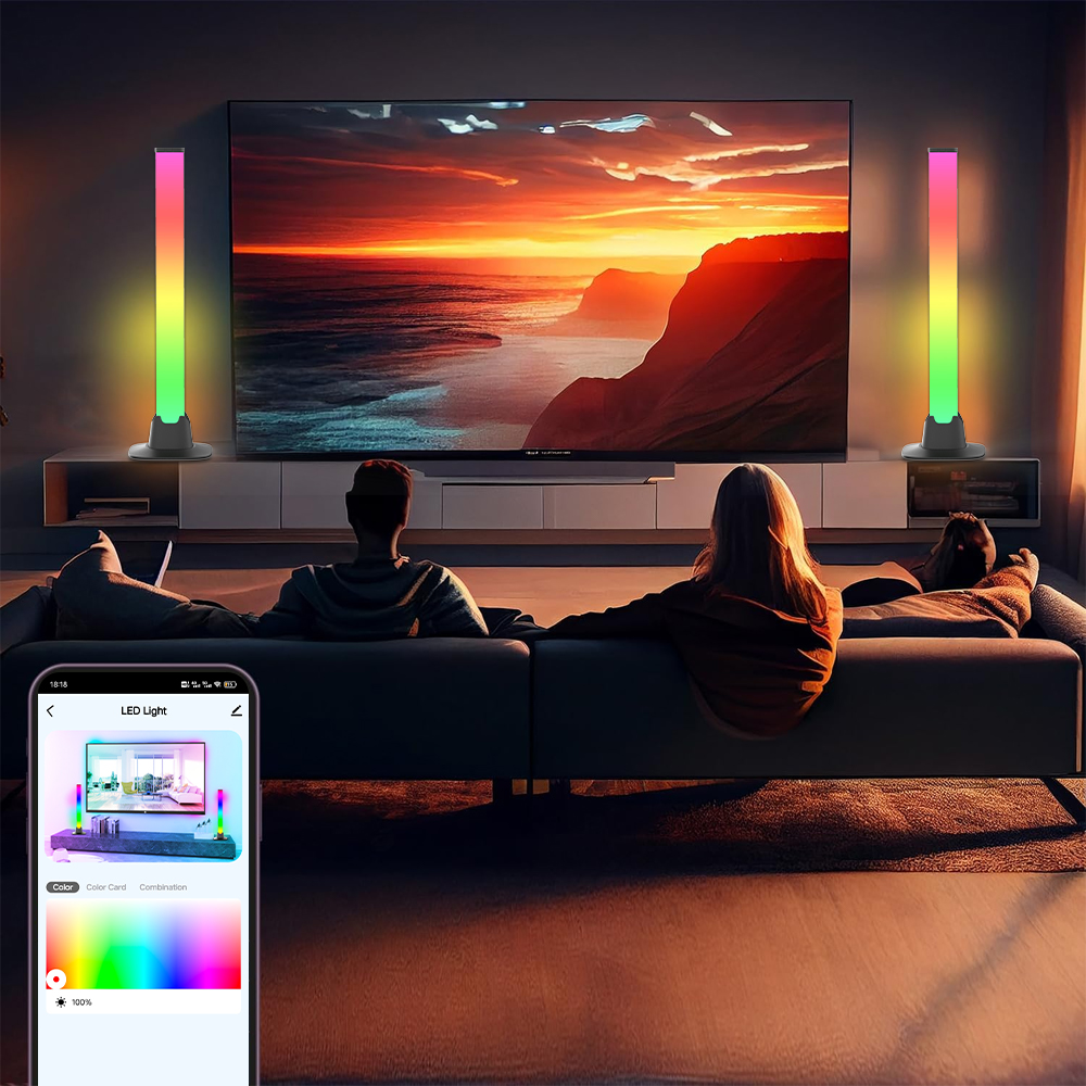Светодиодная RGB-лампа с Bluet – обзор и цена Desk Setup Tv