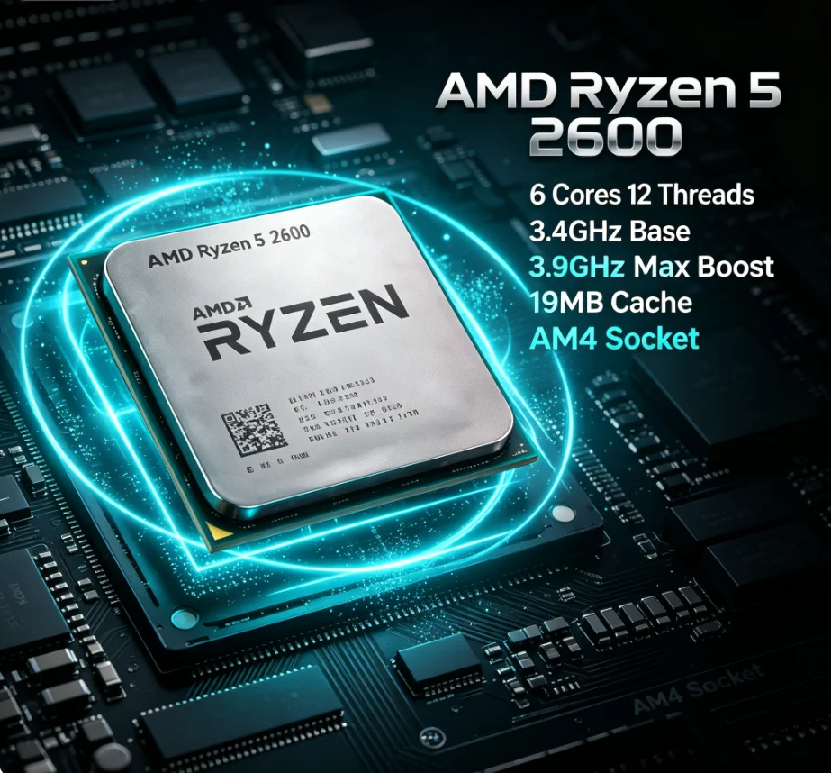 Процессор AMD Ryzen 5 2600 R5  – обзор и цена Amd Cpu Ryzen 5
