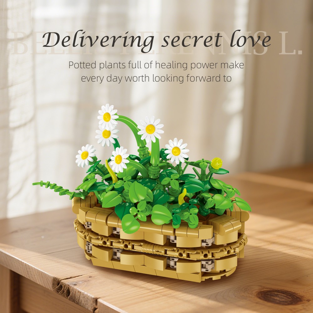 375 шт. строительные блоки с р – обзор и цена Plant Pot Small Desk