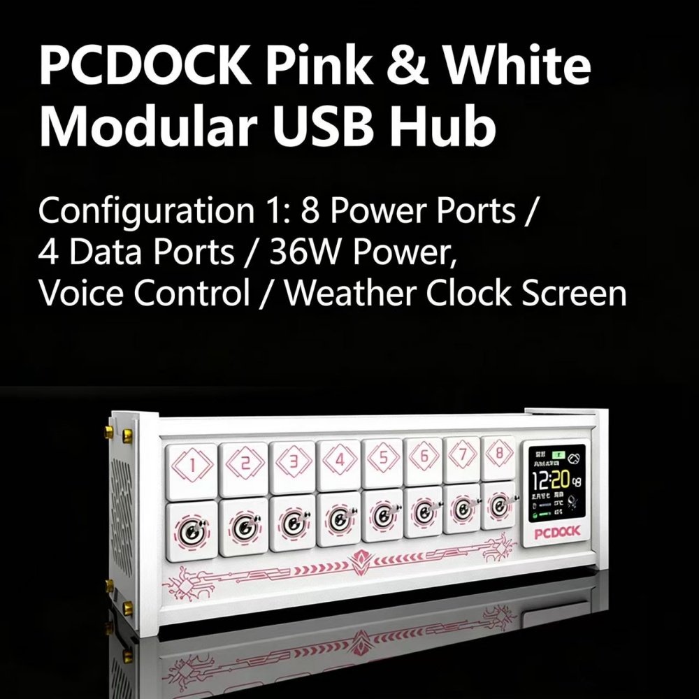 Блок-органайзер PCDOCK: USB-ра – обзор и цена Desk Setup Designer