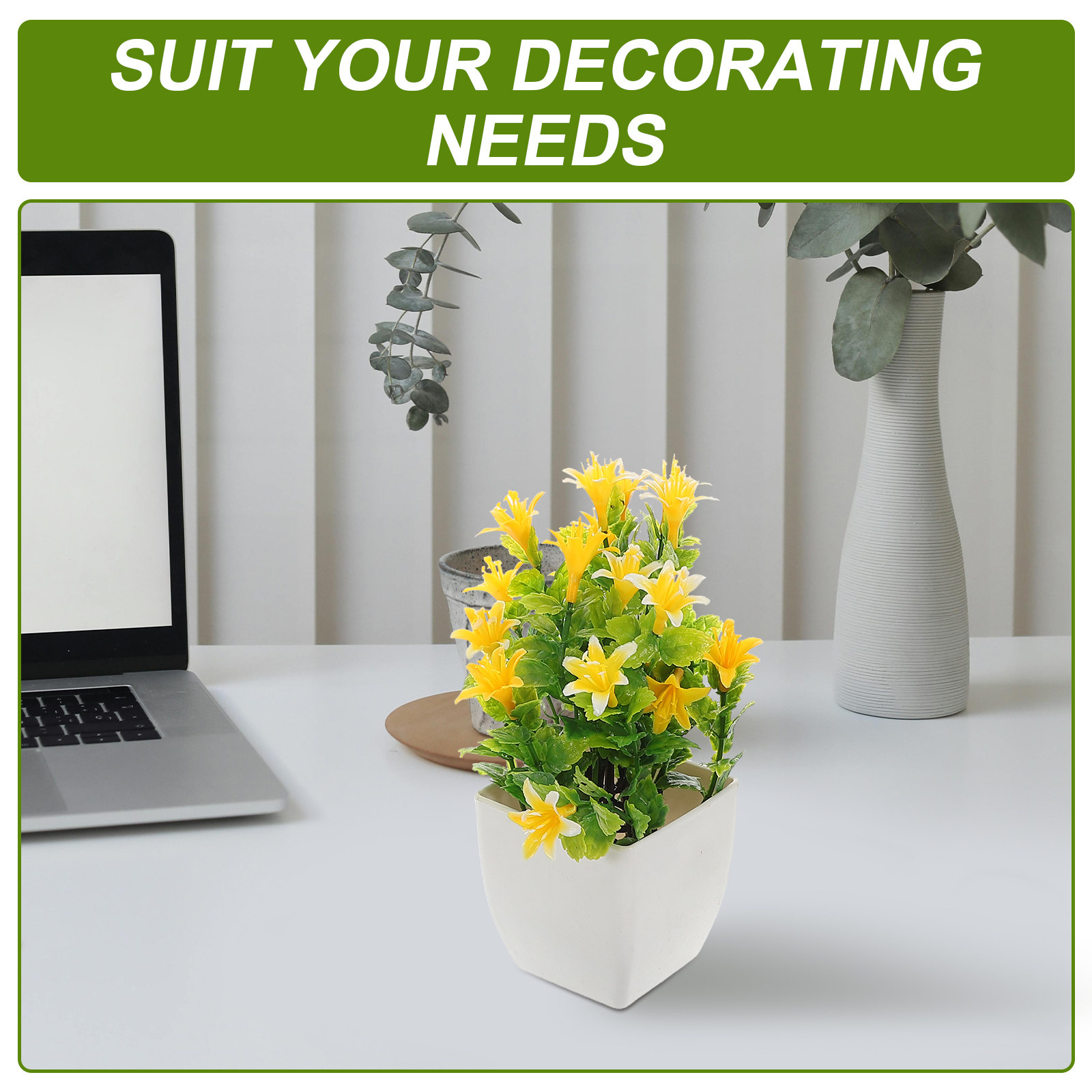6 шт. реалистичных искусственн – обзор и цена Plant Pot Small Desk