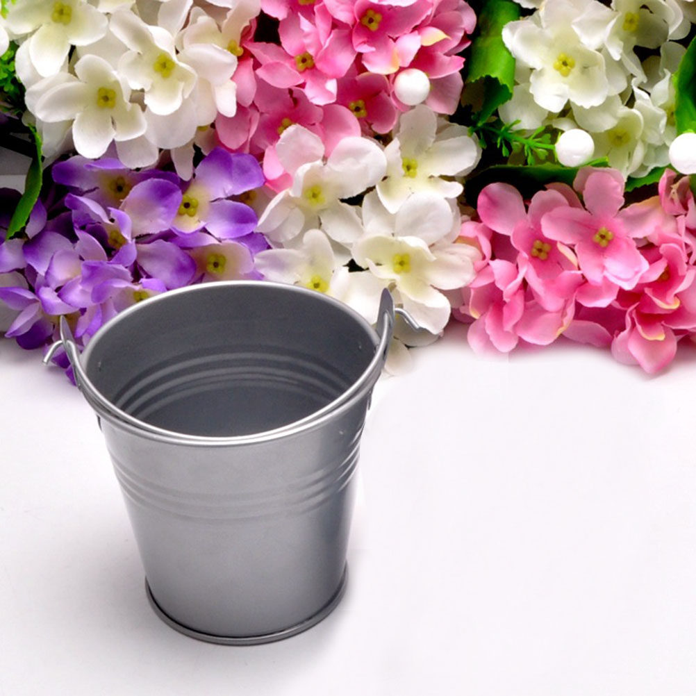 6 шт. миниатюрных металлически – обзор и цена Plant Pot Small Desk