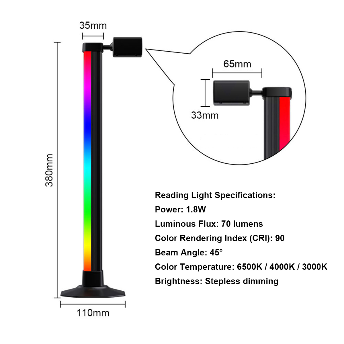 Умная светодиодная лампа RGB с – обзор и цена Desk Setup Tv